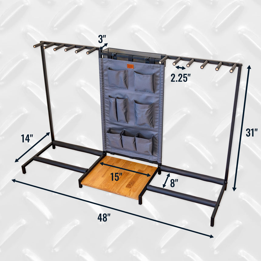 free standing guitar rack