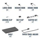 pristine pegboard included attachments