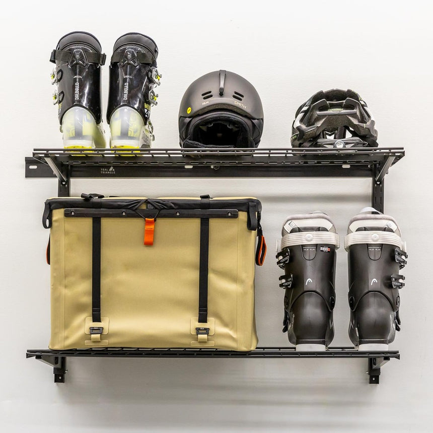 garage wall shelves