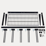 ski rack with shelf