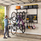 space saving bicycle organizer