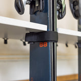 secure skis storage